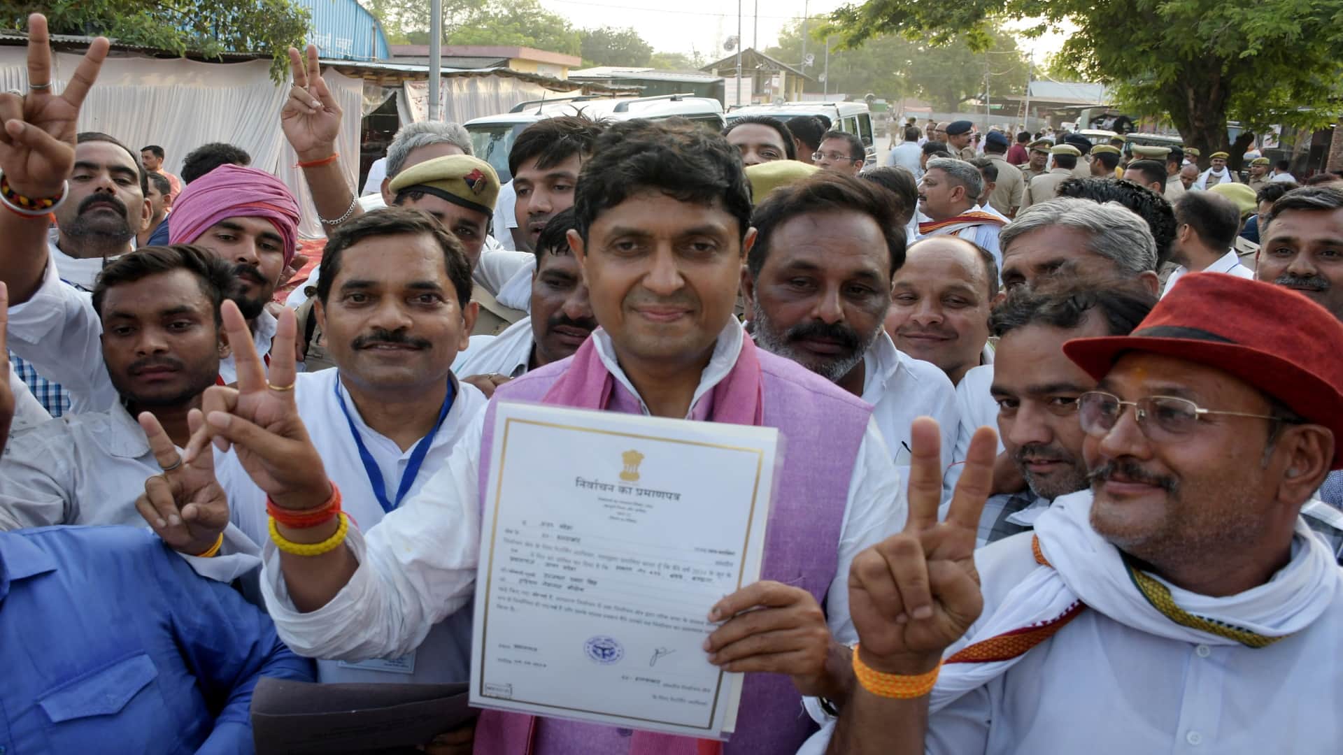 UP Lok Sabha Election Result BJP Won in Phulpur, Congress victory in Allahabad, SP Won Kaushambi Pratapgarh