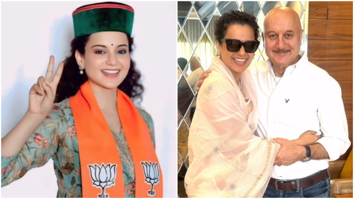 Lok sabha election 2024: mandi himachal pradesh ls seat Results Anupam Kher congrats Kangana Ranaut