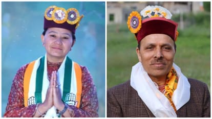 कांग्रेस प्रत्याशी अनुराधा राणा/आजाद प्रत्याशी डॉक्टर रामलाल मारकंडा