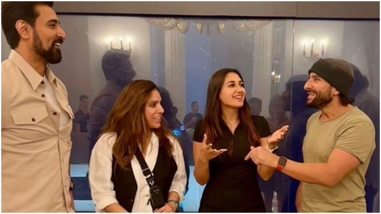 Jewel Thief actor Kunal Kapoor shares pictures with co stars Saif Ali Khan Nikita Dutta