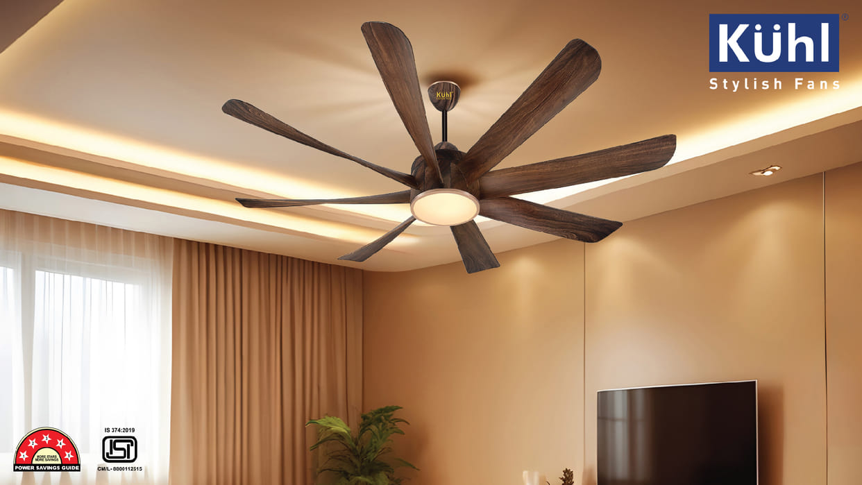 Enhance your home pride with Kuhl stylish BLDC fans