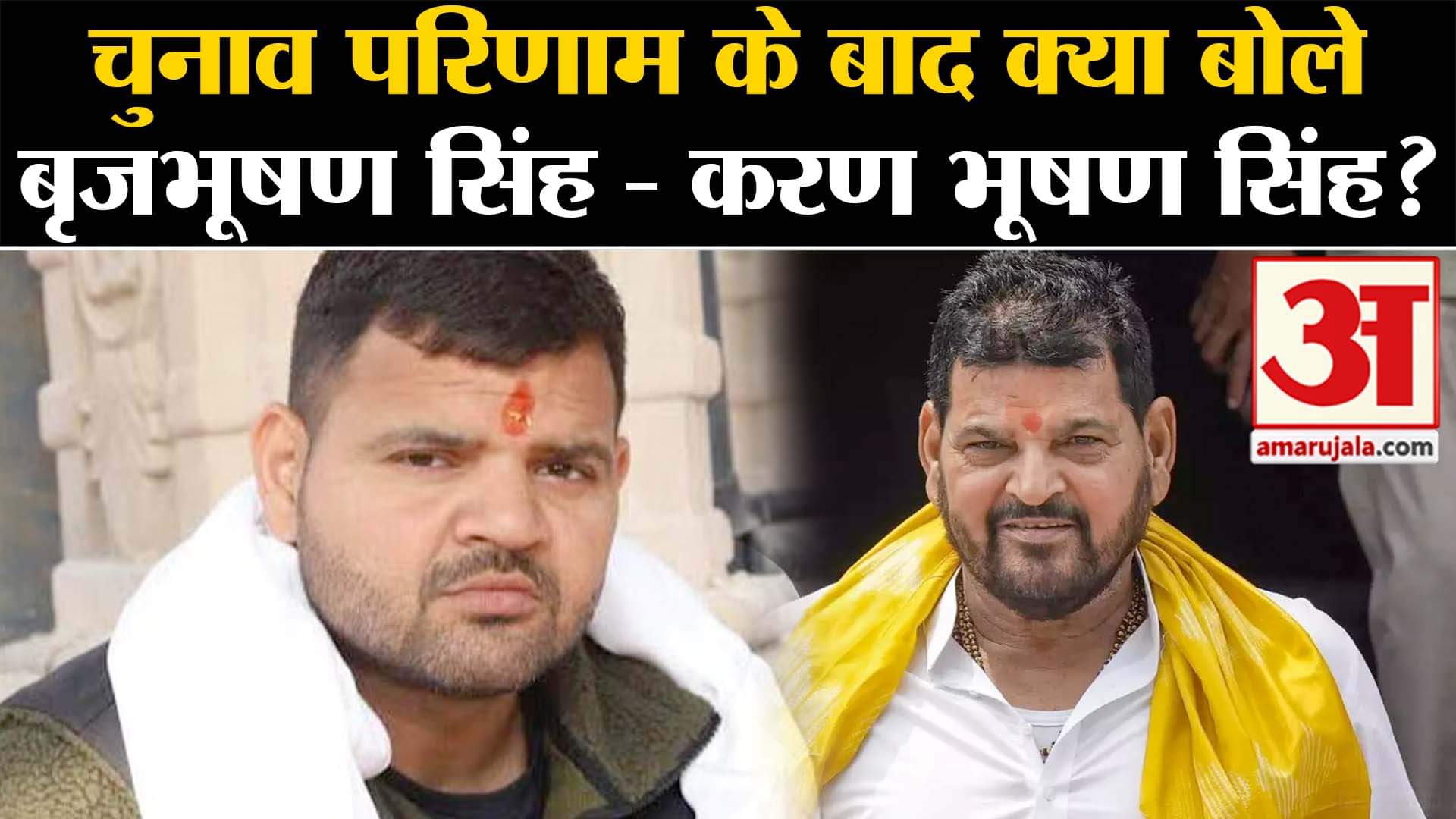 Lok Sabha Election Results 2024:चुनाव परिणाम के बाद क्या बोले बृजभूषण सिंह - करण भूषण सिंह?