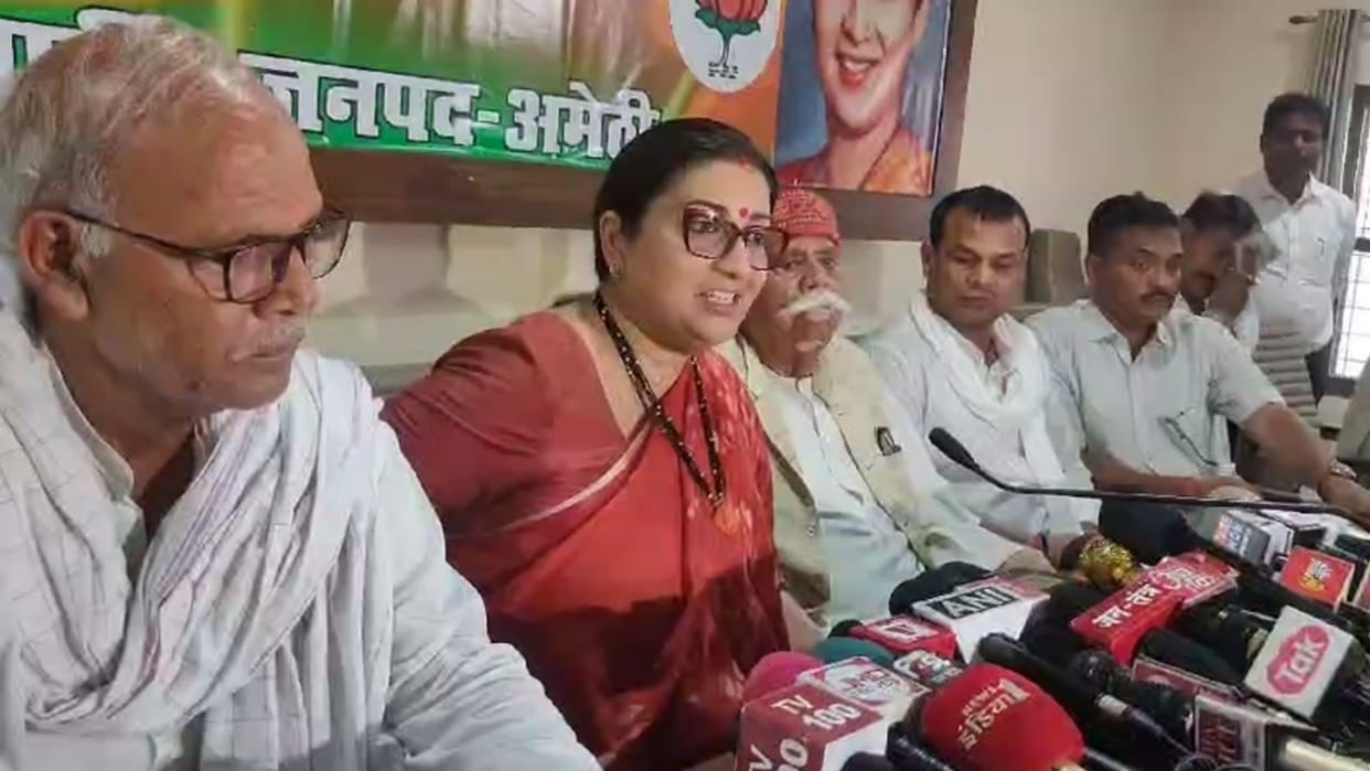 Amethi Loksabha seat: Smriti Irani speaks to media after loosing the election.