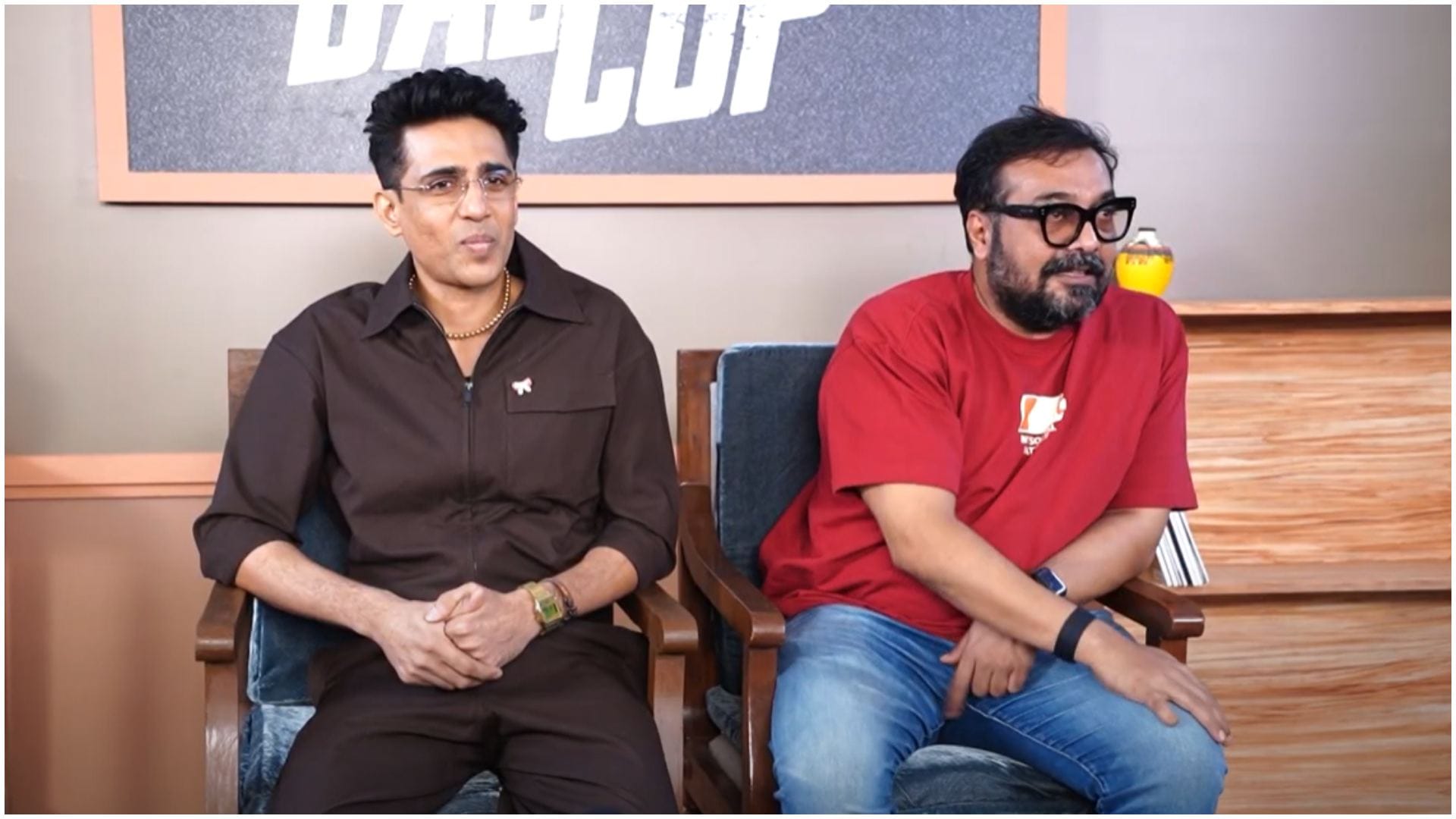 Actor gulshan devaiah and anurag kashyap talks about their Hotstar web series bad cop release date