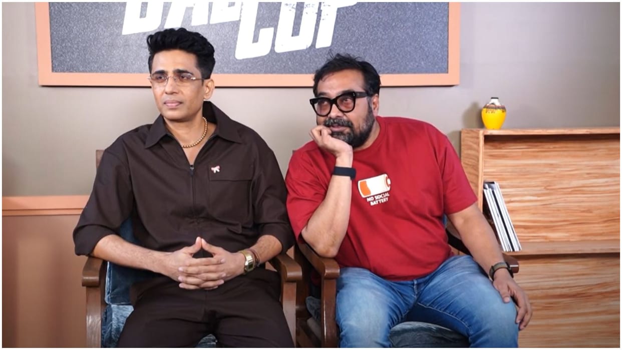 Actor gulshan devaiah and anurag kashyap talks about their Hotstar web series bad cop release date