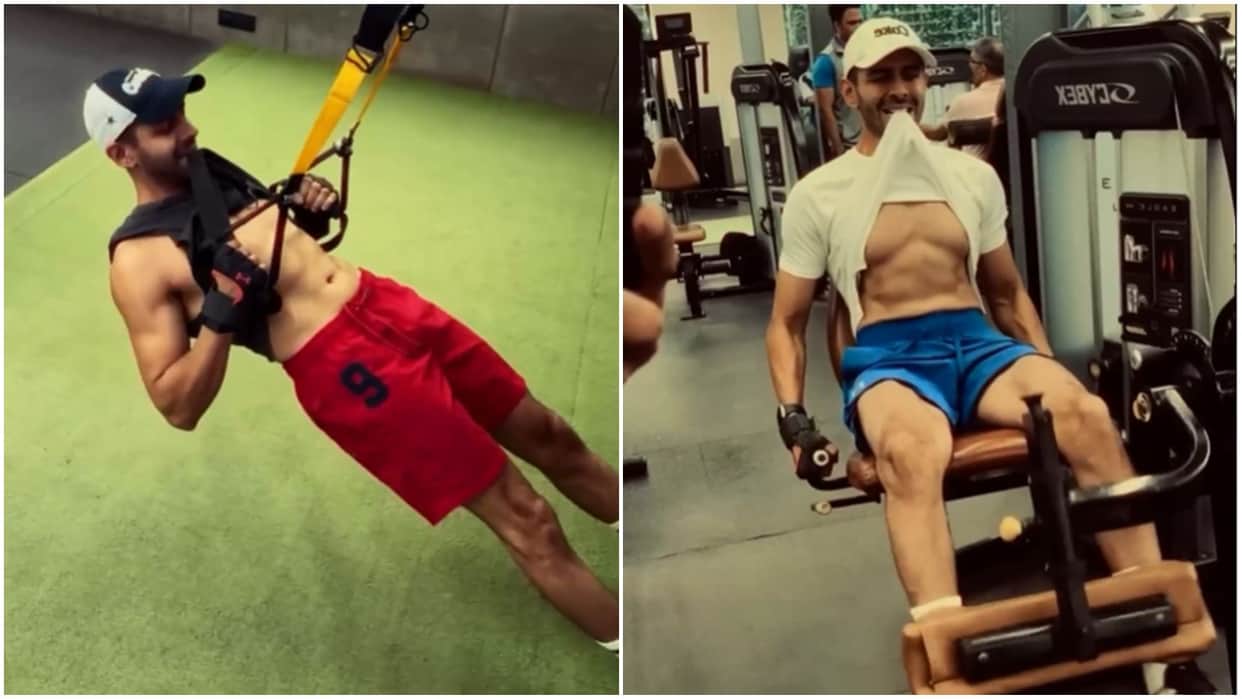 Chandu Champion actor Kartik Aaryan shares hard workout video which he did for film from past 18th months