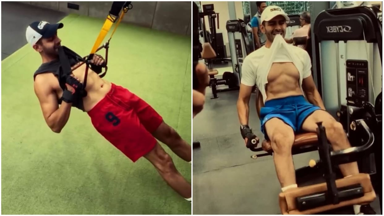 Chandu Champion actor Kartik Aaryan shares hard workout video which he did for film from past 18th months