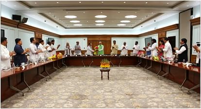 NDA Coalition Partners meeting after Lok Sabha Election Result PM Modi Chandrababu Naidu Nitish Kumar