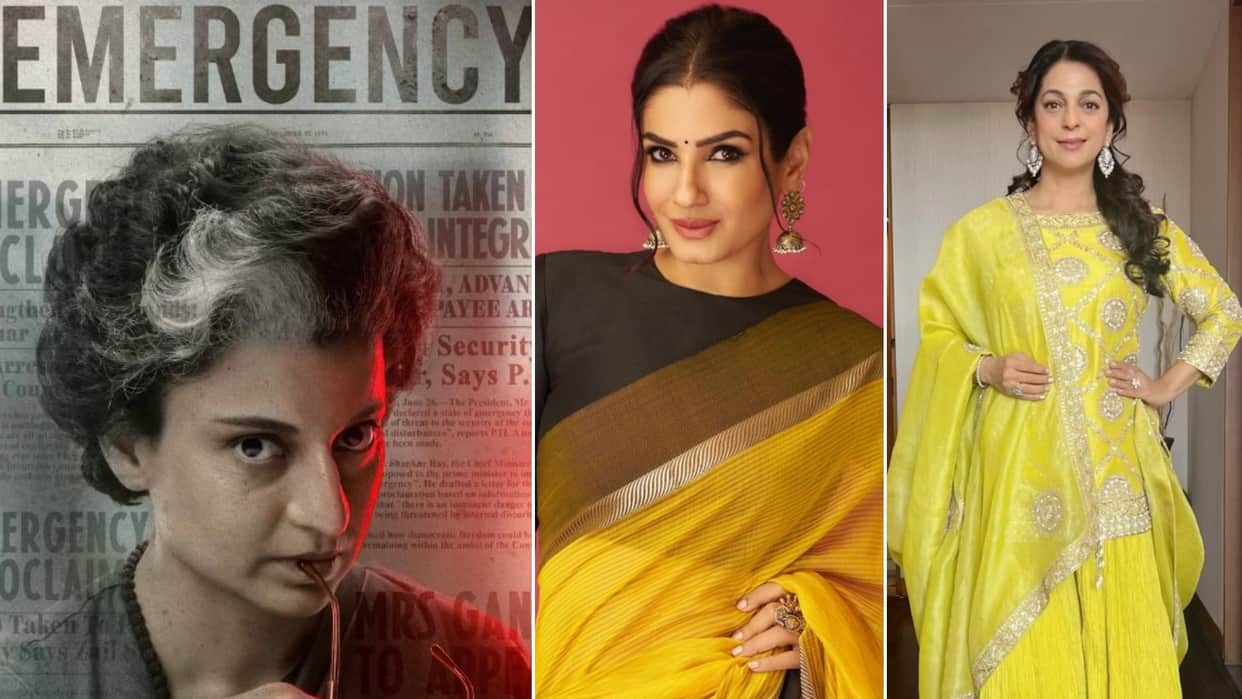 These bollywood female actress played politician in hindi cinema emergency kangana ranaut raajneeti kgf 2
