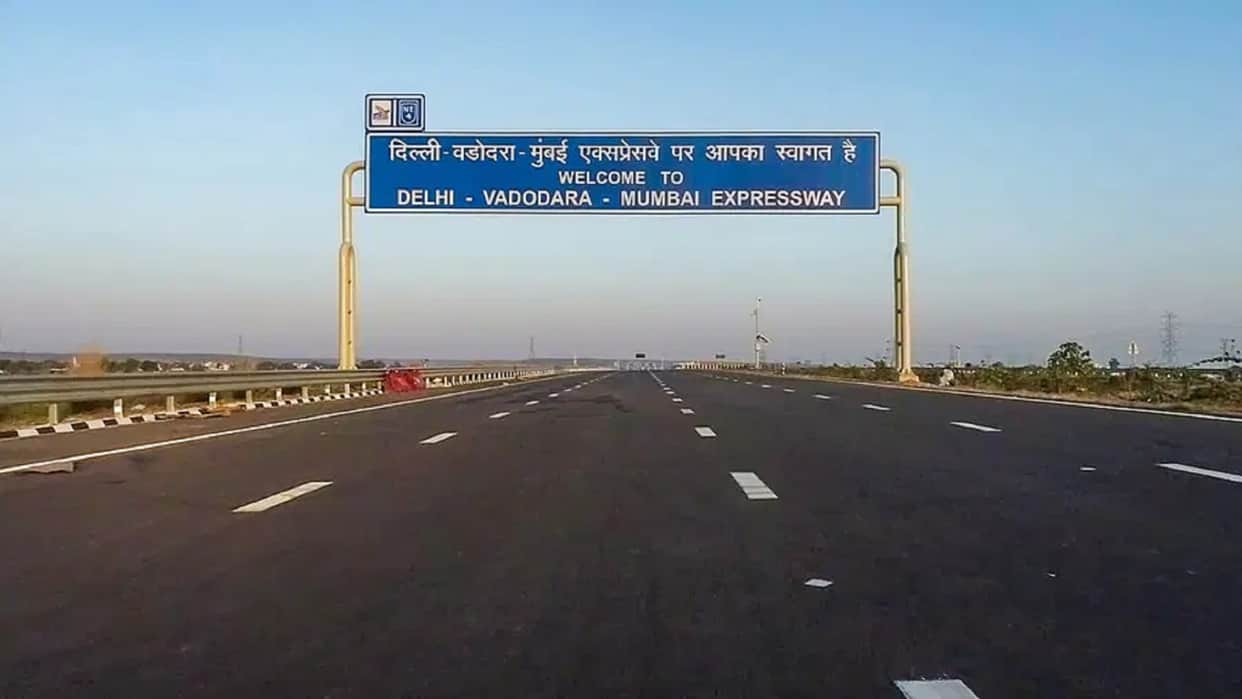 delhi mumbai expressway completion status route map opening news