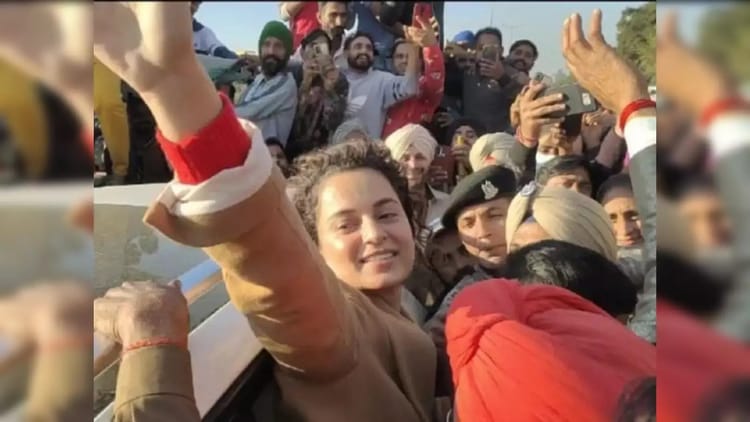 Kangana In Trouble Earlier Also On Issue Of Farmers, Apologizing In Ropar Of Punjab, Today Woman Slapped Her – Amar Ujala Hindi News Live