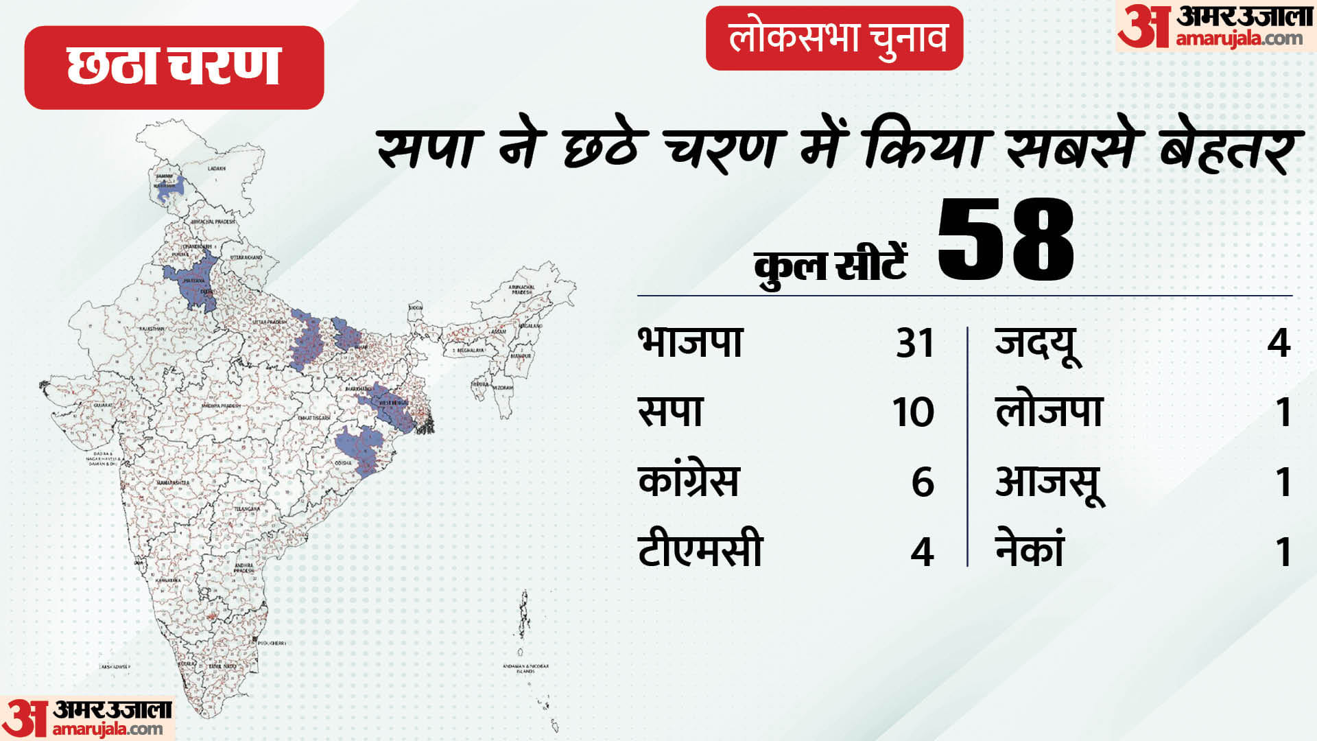 लोकसभा चुनाव 2024 परिणाम