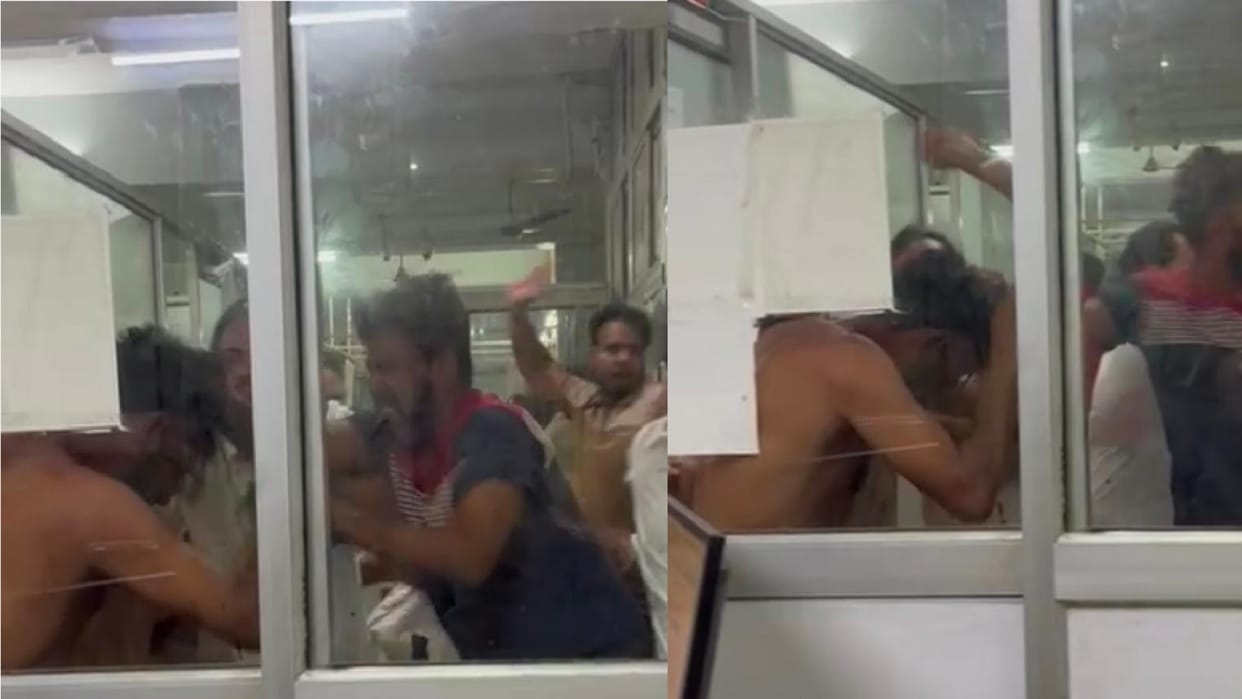 Two parties clashed in emergency of hospital in Fatehabad, doctors and employees saved their lives by hiding