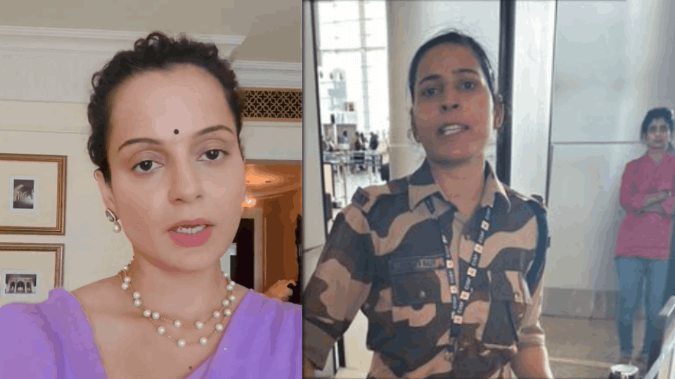 BJP MP kangana ranaut slams Vishal Dadlani indirectly to support cisf woman after slap her okay with murder