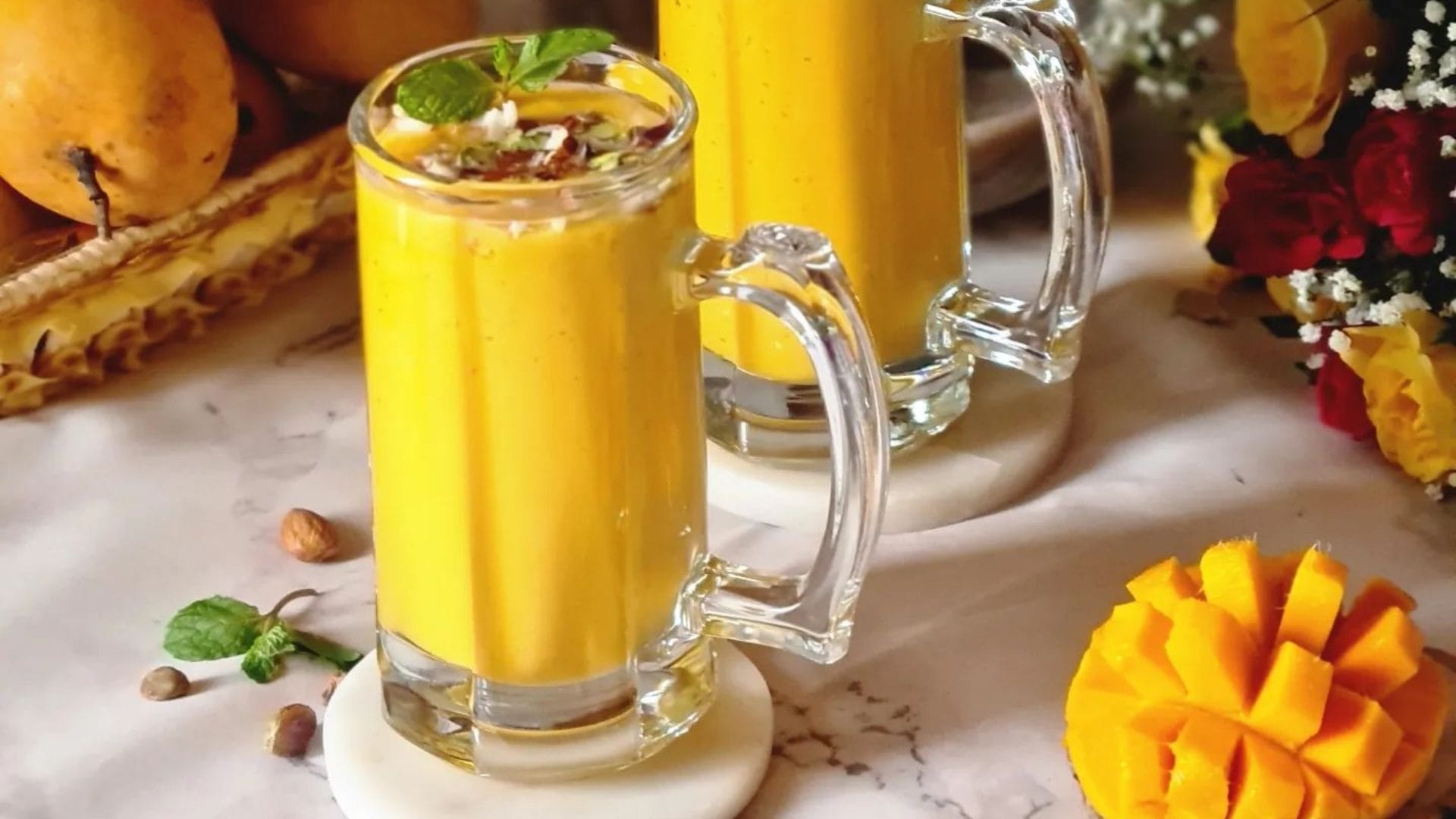 Mango Lassi recipe in Hindi how to make mango lassi at home