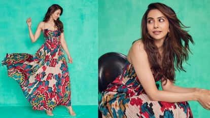 trendy Maxi Dress for woman inspired by actress shanaya kapoor to janhvi kapoor