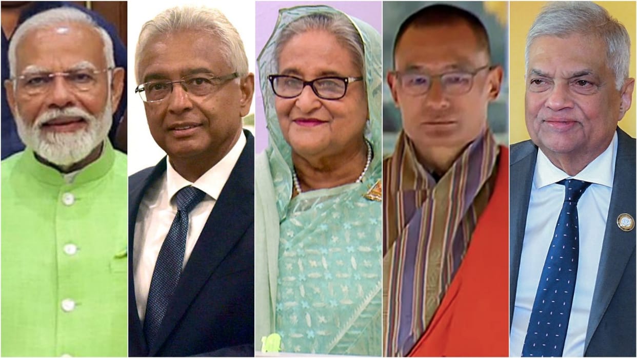 Narendra Modi swearing ceremony as Prime Minister Neighboruing countries invited