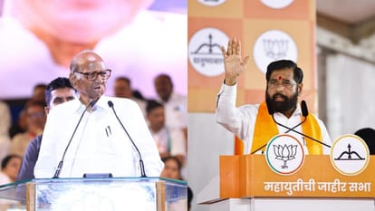 शरद पवार और एकनाथ शिंदे