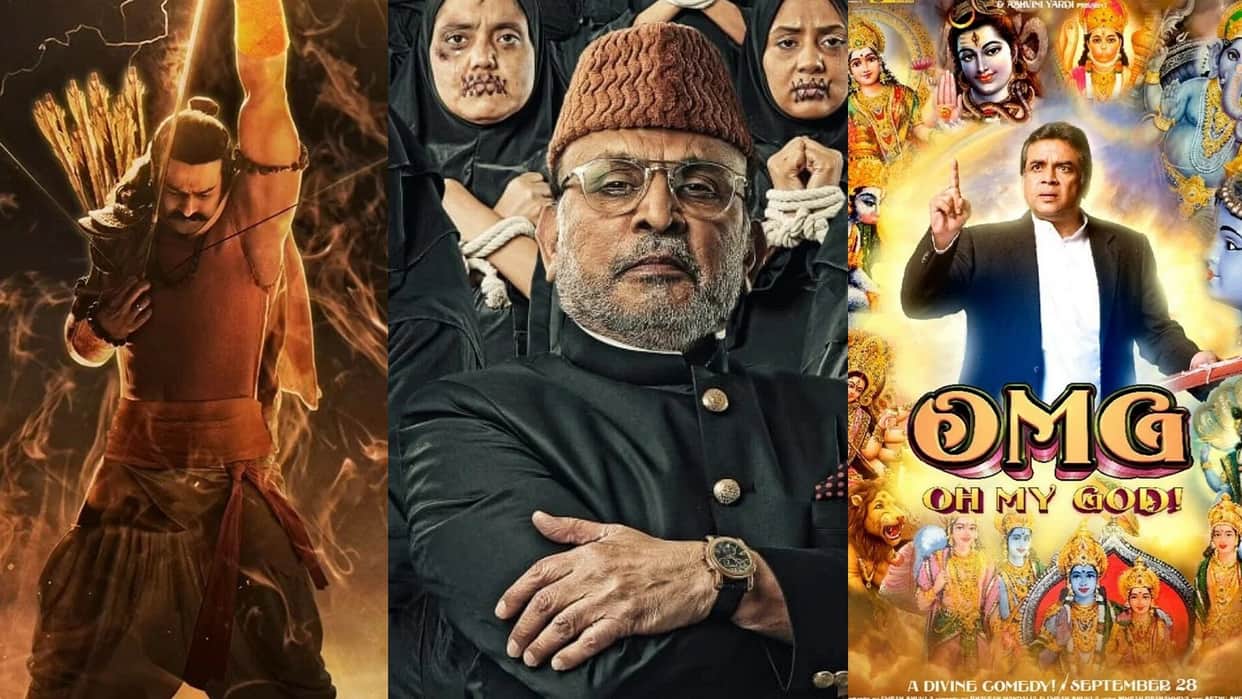Film accused of hurting religious sentiments Hamare Baarah OMG Kaali The Kerala Story adipurush Annapoorani PK