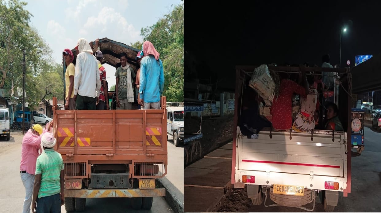 Impact of Amar Ujala news: Police action against those carrying passengers in pickup