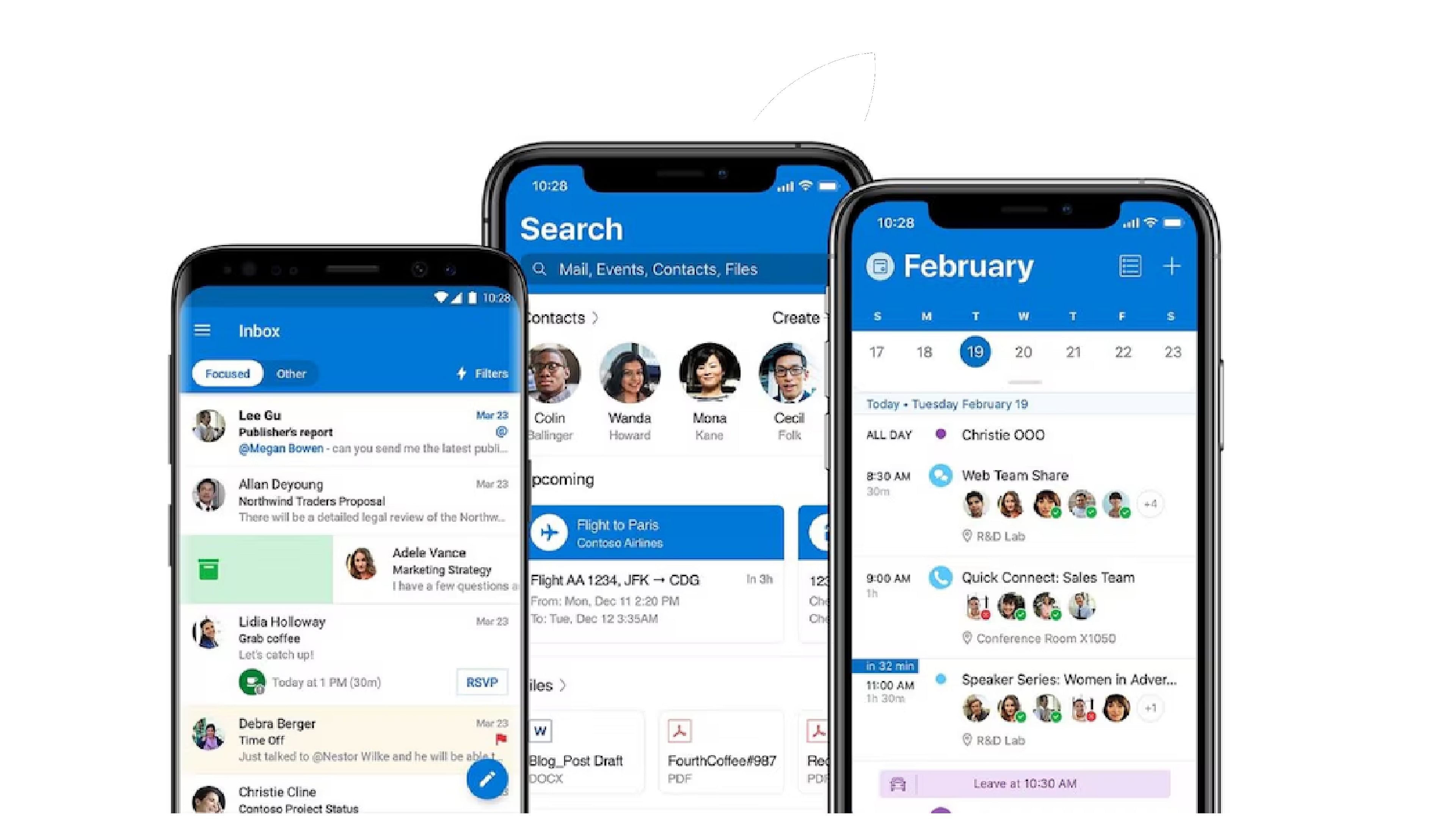 Microsoft Outlook Mobile App For Android Iphone Gets New Features New ...