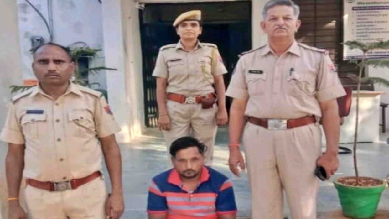 Sirohi News: Police arrested a smuggler and seized opium milk from Udaipur-Pindwara four lane