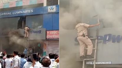 Jaipur News: Fire broke out in a building, 30 students and 5 others trapped, everyone evacuated safely