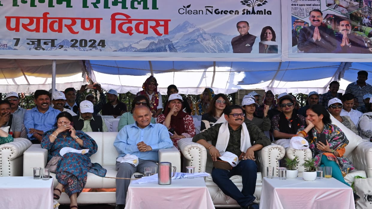 Rohitashv Gaud Gave Message Of Cleanliness And Environmental Protection In Shimla