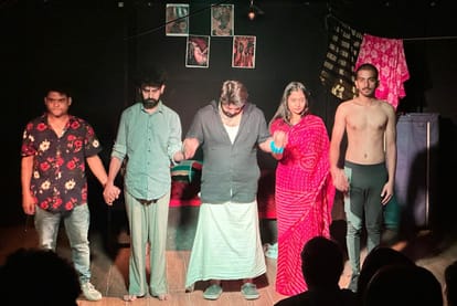 Baby Play Hindi Adaptation Review by Pankaj Shukla Vijay Tendulkar Ravi Sharma Pooja Mishra Ravi Chauhan
