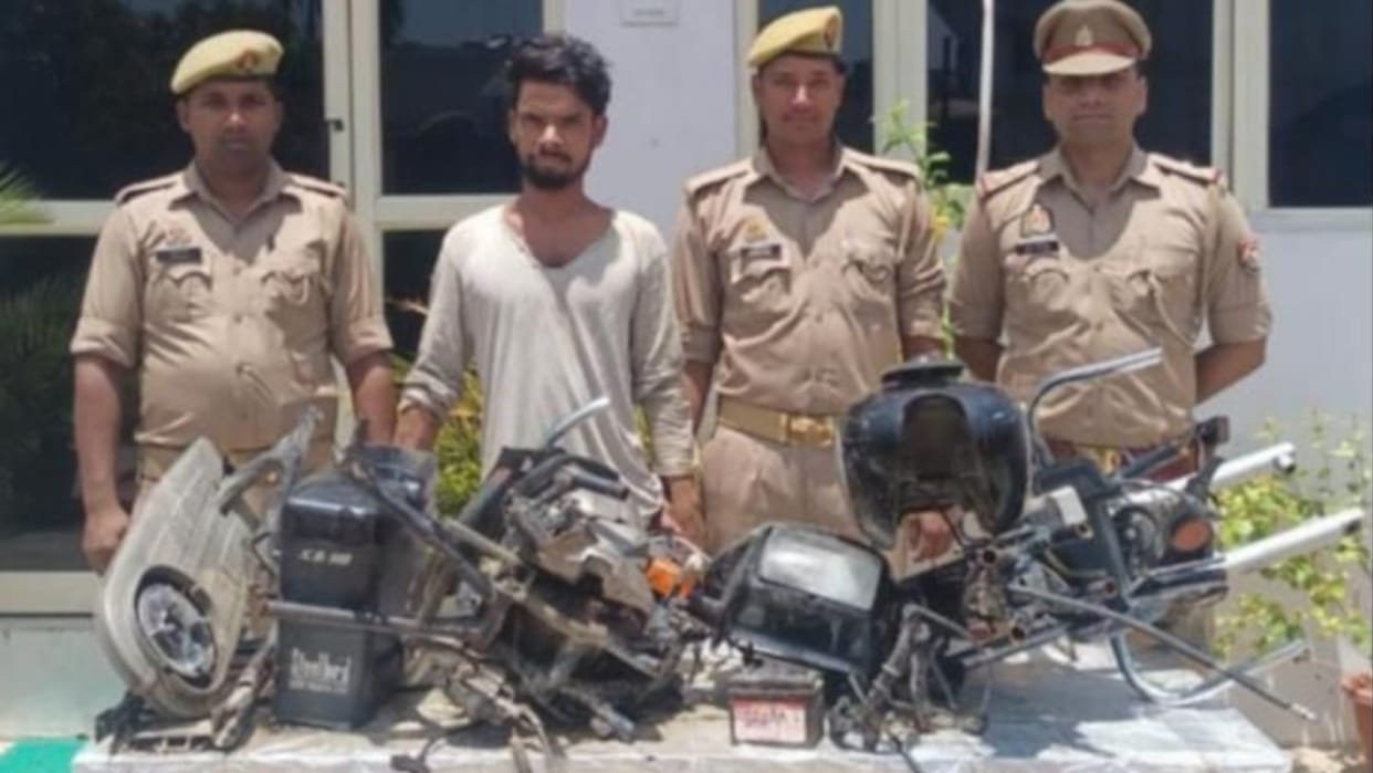 Thieves changed their method, now stealing bikes and selling parts in Gorakhpur