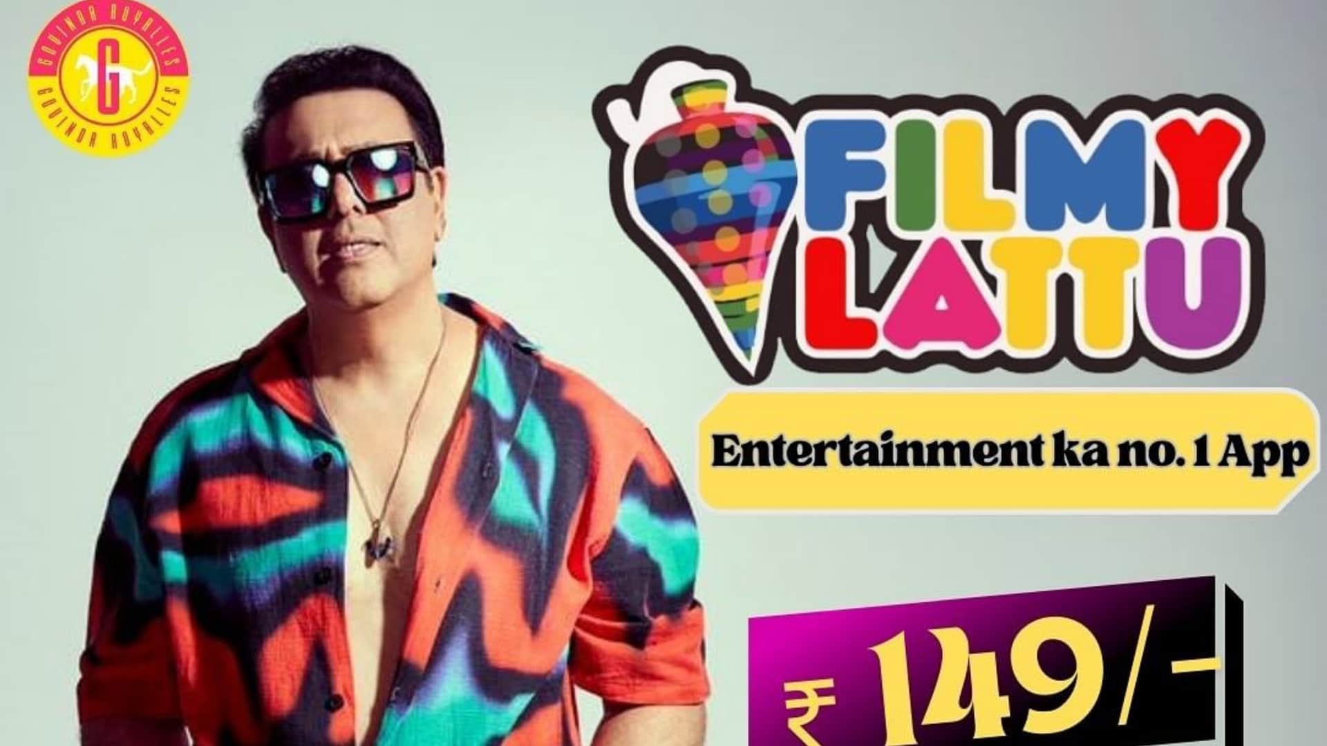 Bollywood actor Govinda launched his own OTT app, enjoy Aa Gaya Hero on Filmy Lattu