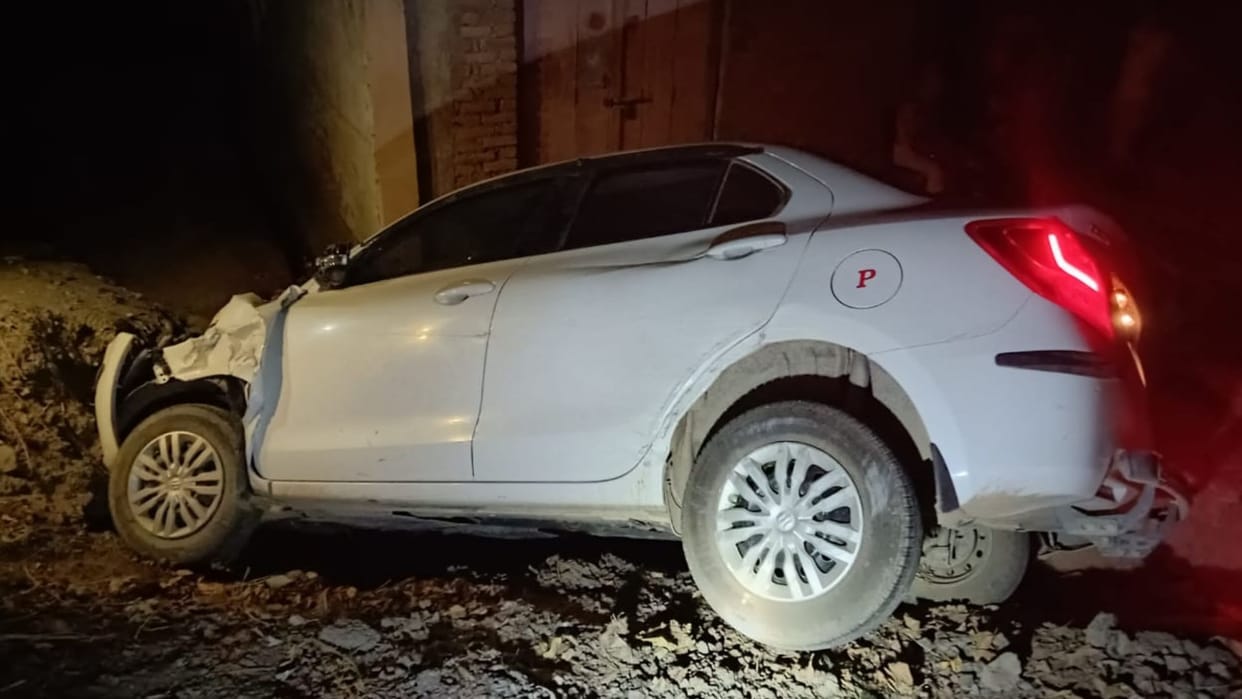 Two people including army jawan died in car accident relatives arrived crying