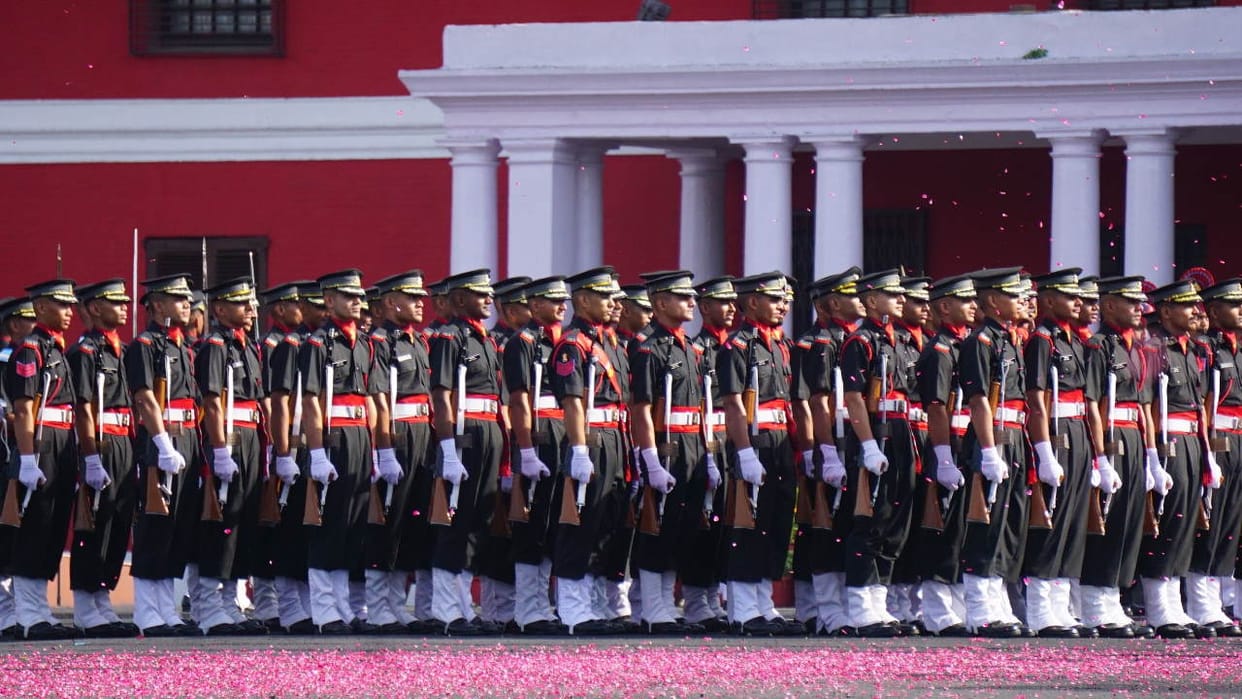 IMA POP 2024 Passing out parade today India got 456 young officers 35 foreign cadets also pass out