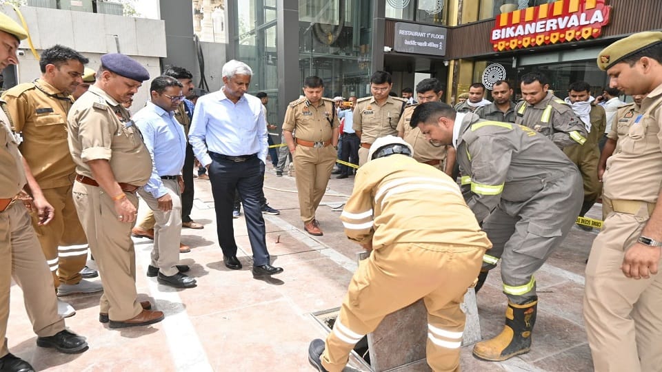 Vrindavan sewer accident: DM-SSP inspected the incident site sent report to the government