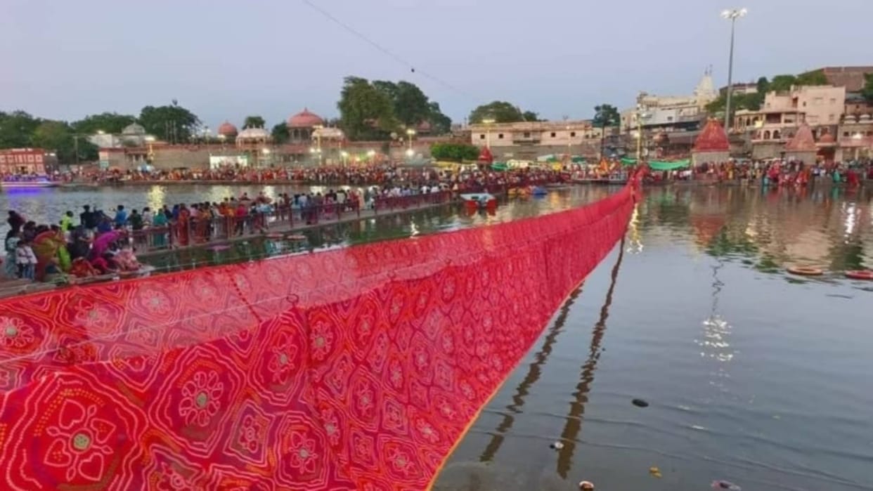 Mother Ganga enthroned on banks of Shipra in Ujjain 15-day Ganga Dussehra festival begins