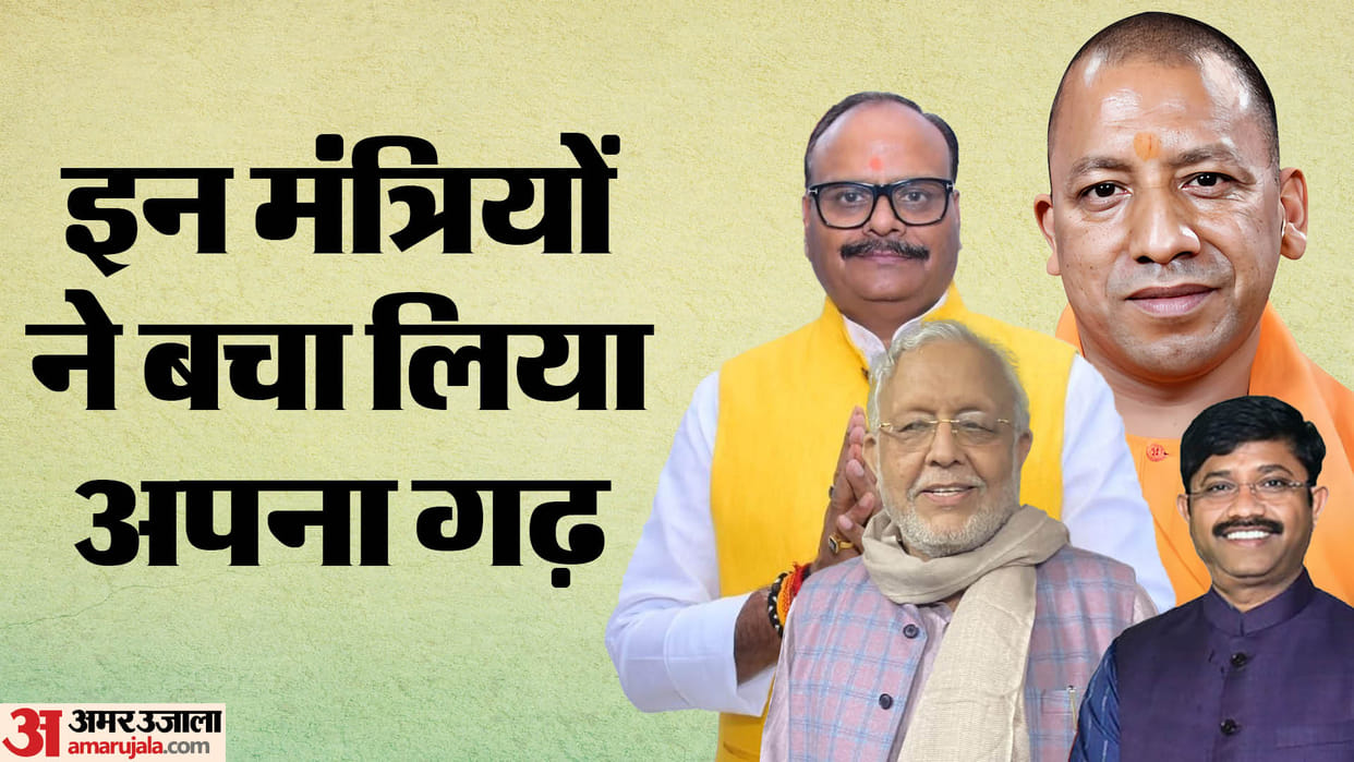 UP Chunav Result 15 BJP ministers could not get lead in their own assembly worst report card of state minister