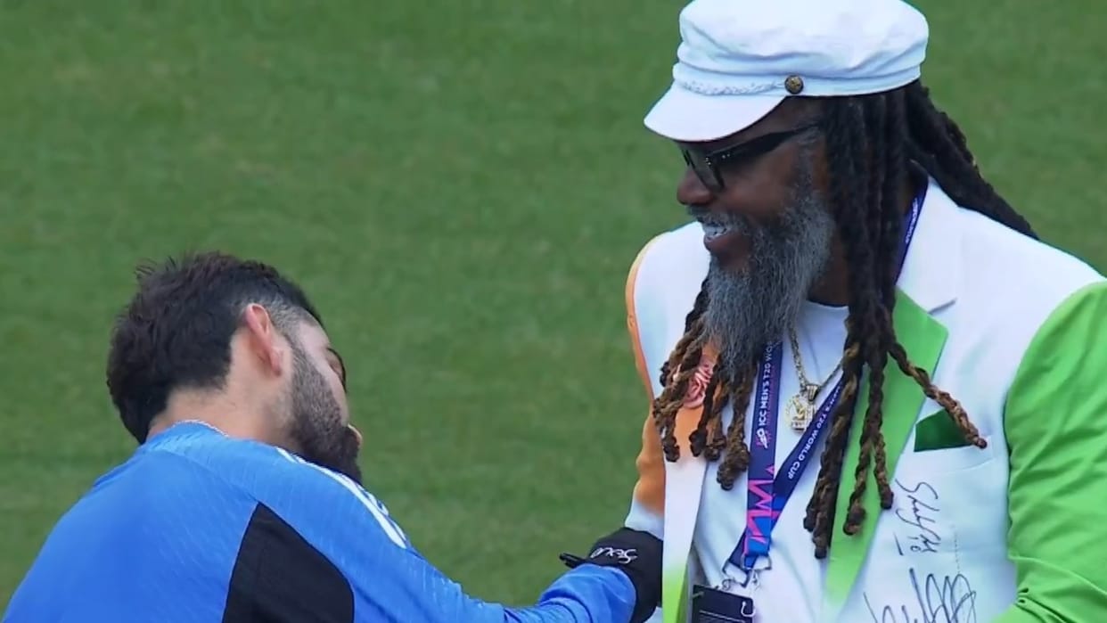 T20 World cup :West Indies former batsman Chris Gayle say Less runs scored due to drop in pitches in America