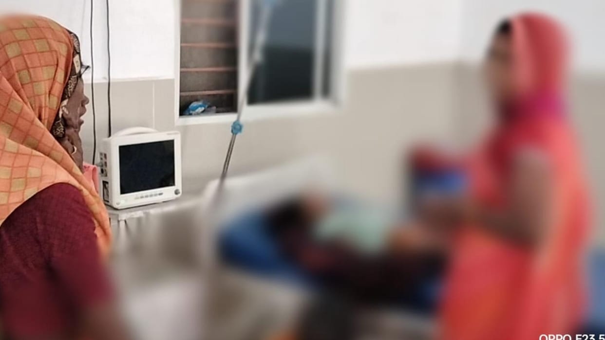 A four-year-old innocent child fell into a tub full of water while playing