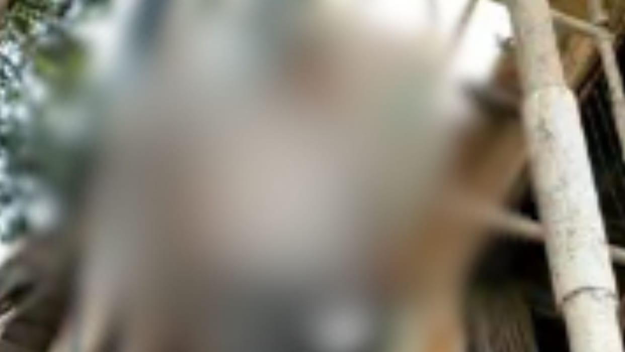 young man dead body was found hanging in a building under construction in varanasi
