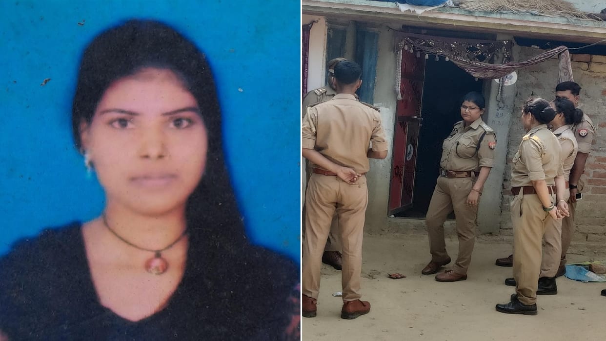Woman commits suicide by hanging herself with her child in Maharajganj