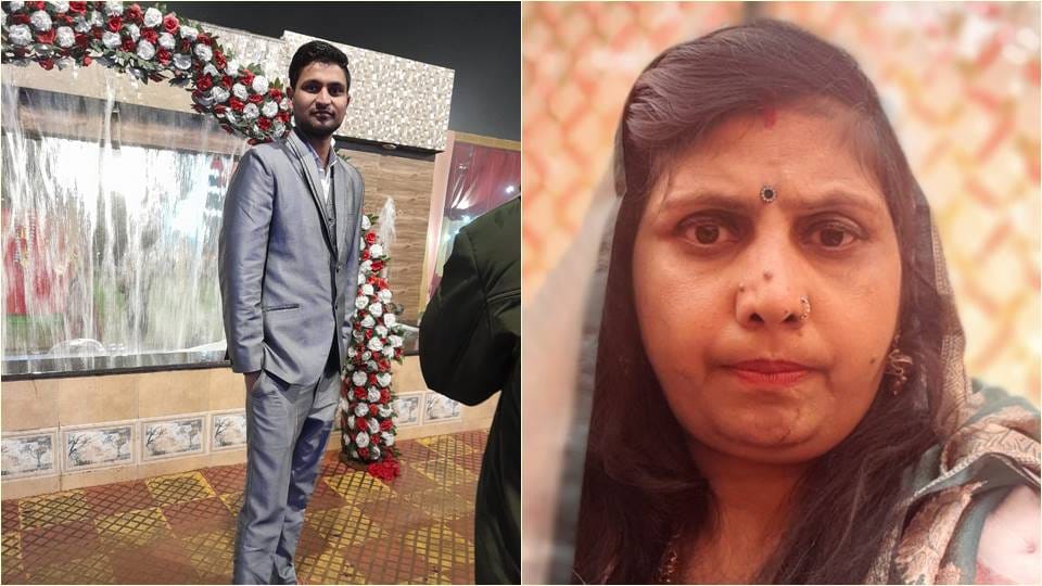 canter crushed a mother and son riding a bike both died in modinagar