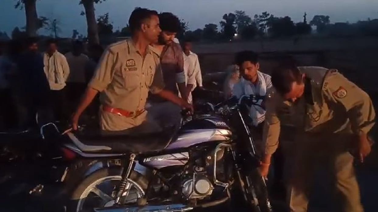 Three people died in two bikes crash on the highway in Lakhimpur kheri