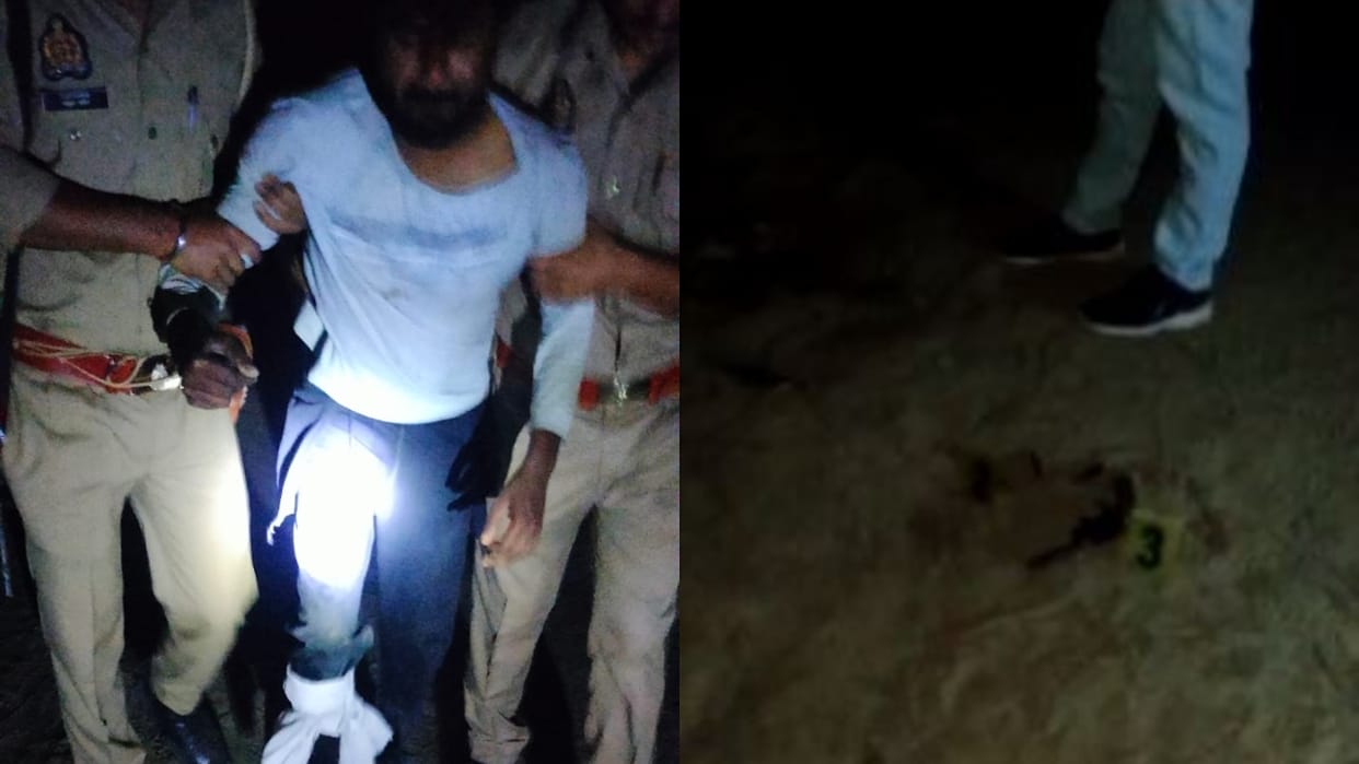 Three smugglers of cow slaughter gang arrested in encounter