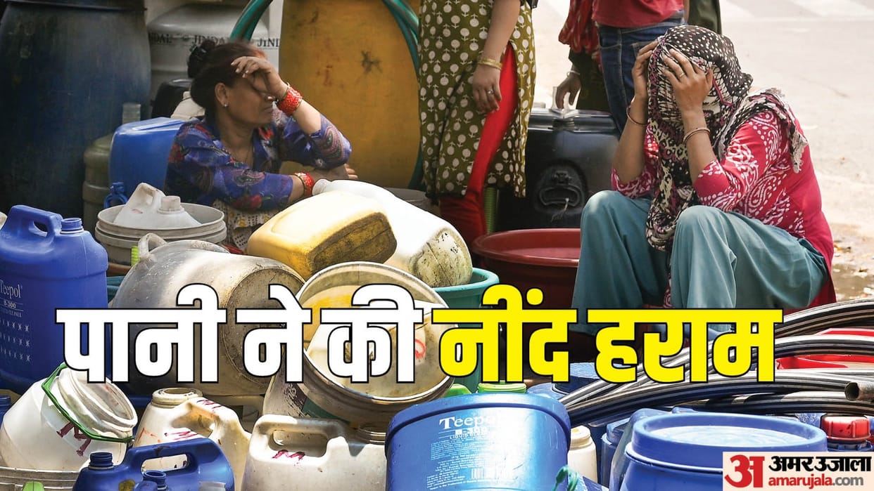 Life Without Water Dependent on Tankers No Drinking Water Supply for a Week in Delhi