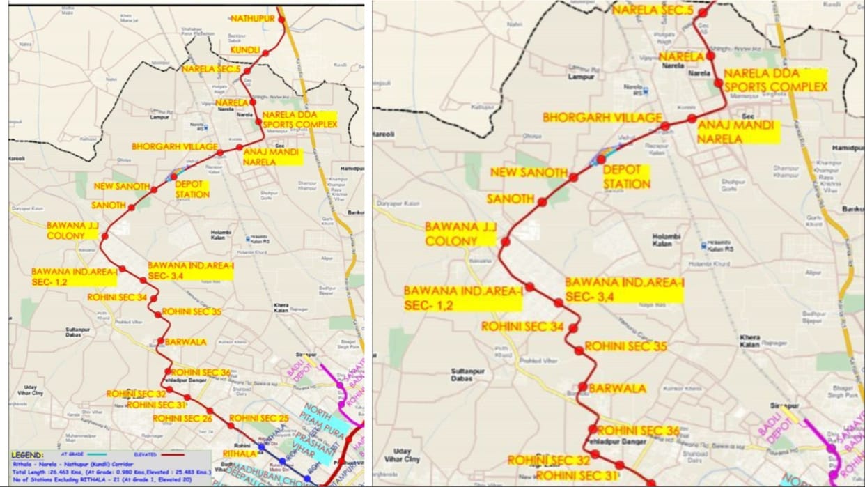 Gift of Rithala-Kundli Metro... PIB of Finance Ministry approved DPR, DDA released Rs 1000 crore