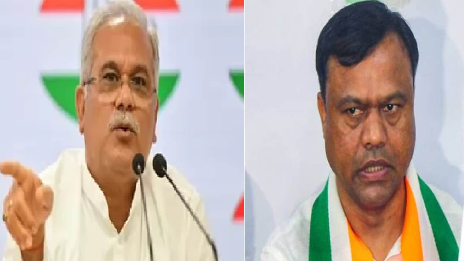 पूर्व सीएम भूपेश बघेल, पीसीसी चीफ दीपक बैज
