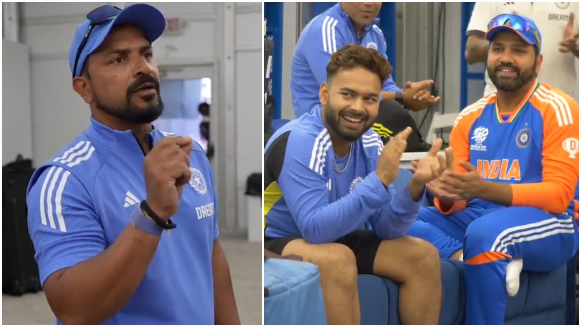 rishabh pant receives best fielder medal from ravi shastri after ind vs pak match t20 world cup 2024