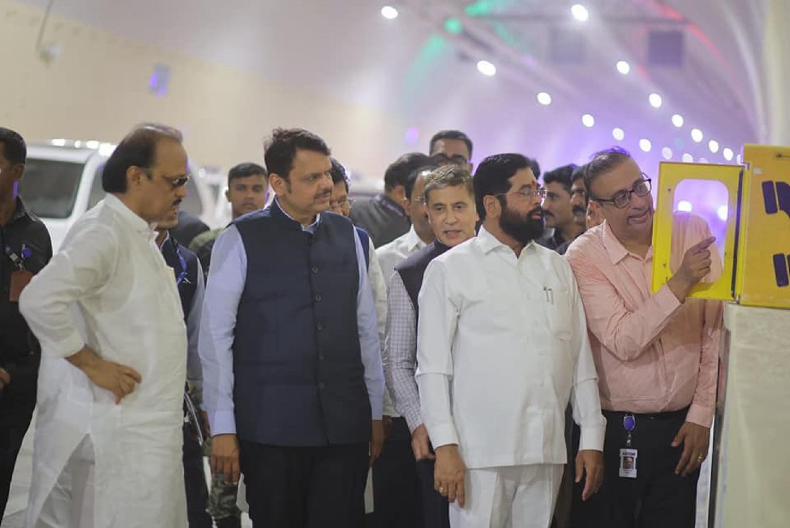 CM Eknath Shinde inaugurates Mumbai Coastal Road phase 2