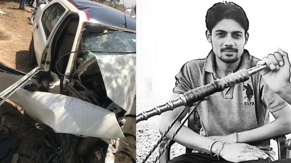 Uncontrolled car hits tree, BSF jawan and his grandmother die in Fatehabad