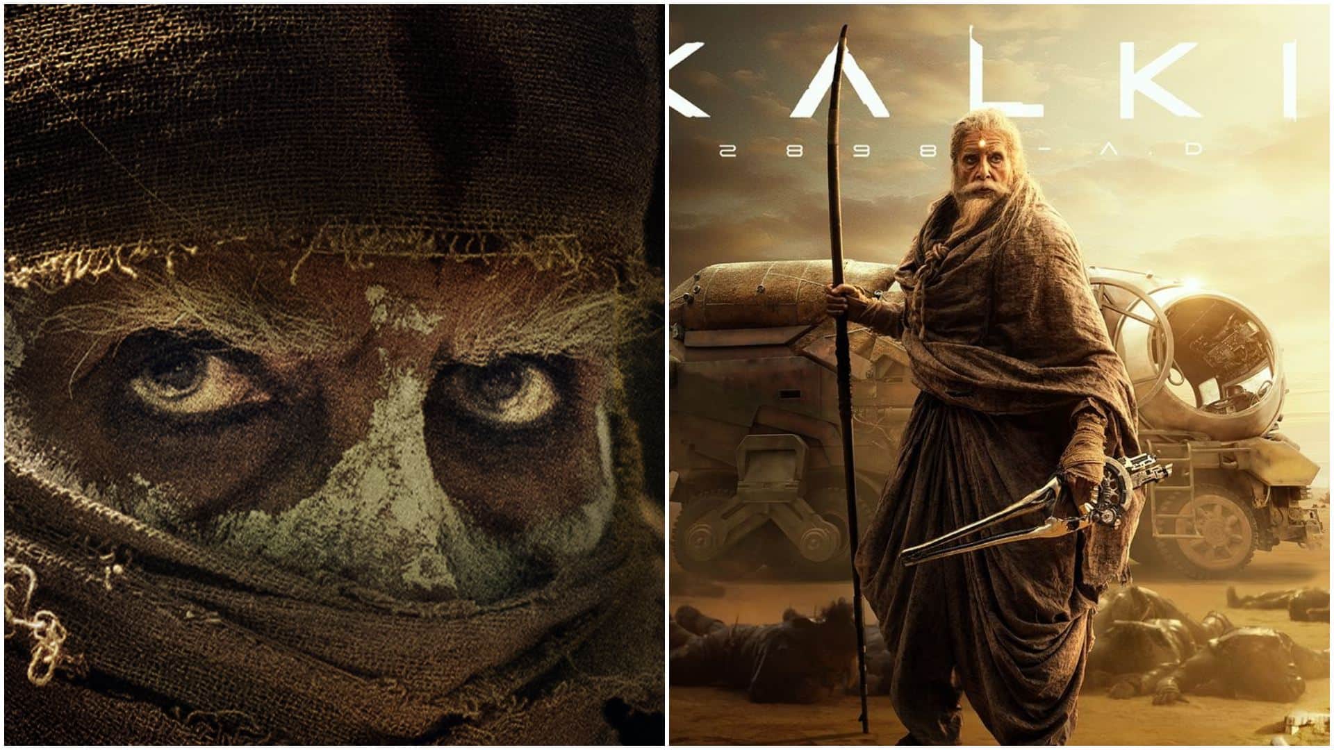 Kalki 2898 AD Trailer shows imaginary world of Bhairav Kashi Ashwatthama Prabhas Deepika Amitabh Bachchan